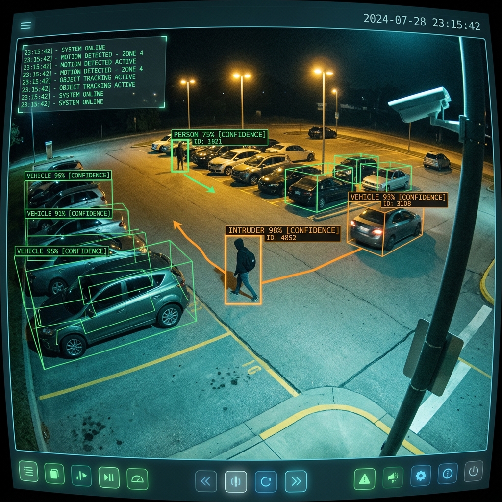 AI CCTV Analytics Platform Overlay